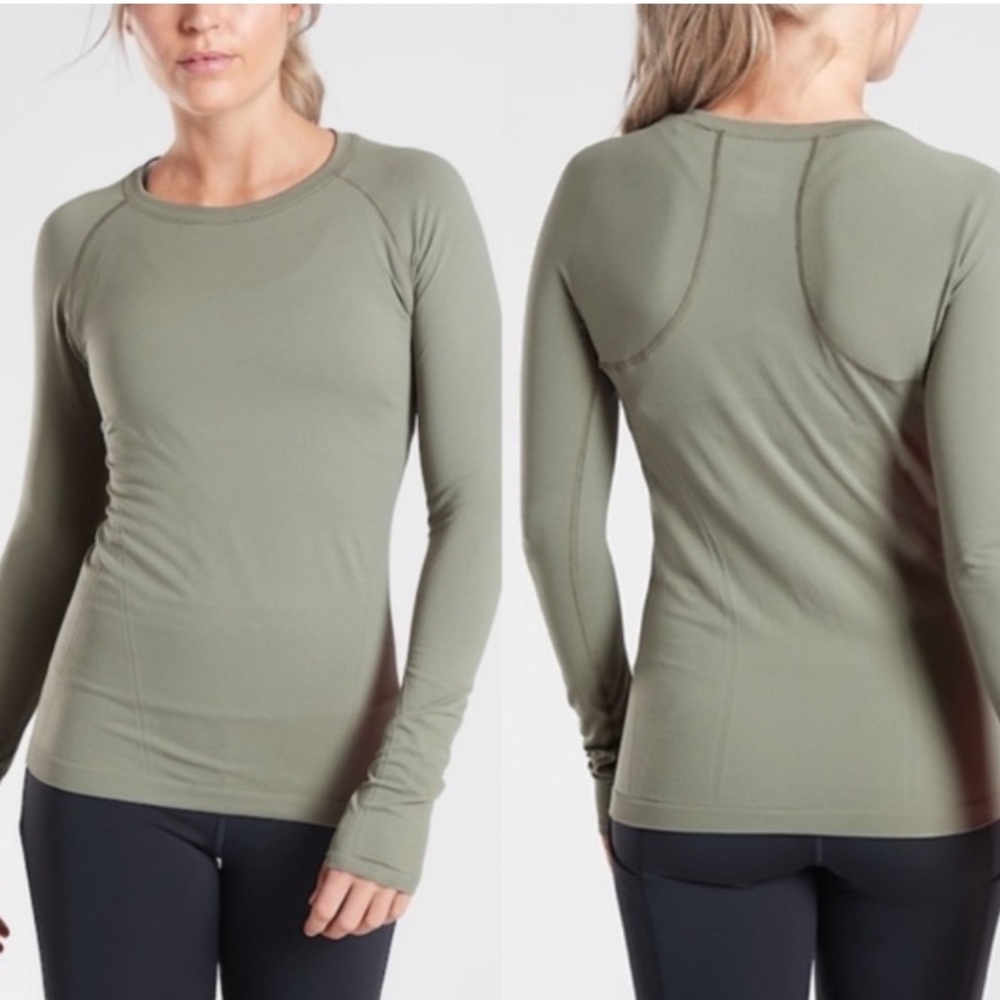 Athleta Momentum Seamless Longsleeve Top
